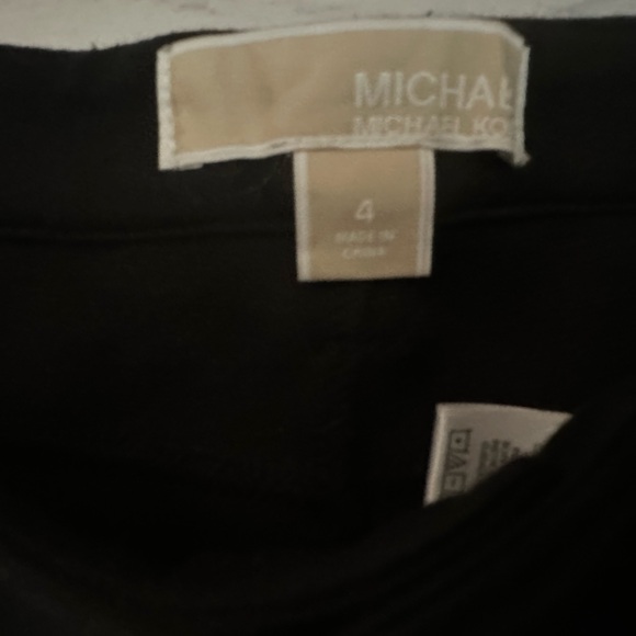 NWT: Michael, Michael Kors, Basic Business Stretch Pants, Black, 4 - Picture 2 of 3